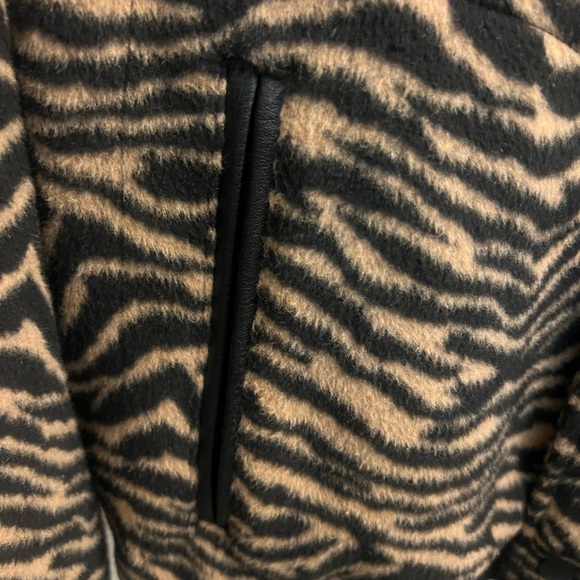Straight to Hell Men's Zebra Print Bomber Jacket - Picture 3 of 14